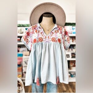 THML embroidered blouse